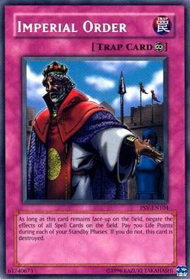 Imperial Order [PSV-EN104] Secret Rare (ONLINE ORDER ONLY)
