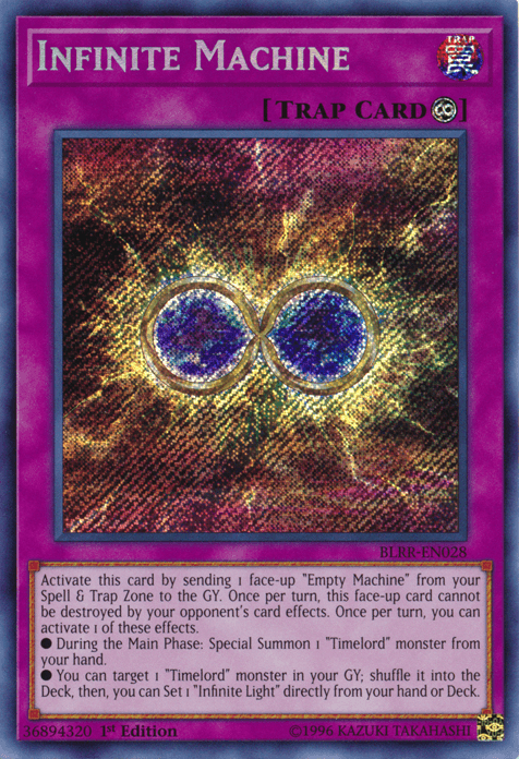 Infinite Machine [BLRR-EN028] Secret Rare (ONLINE ORDER ONLY)