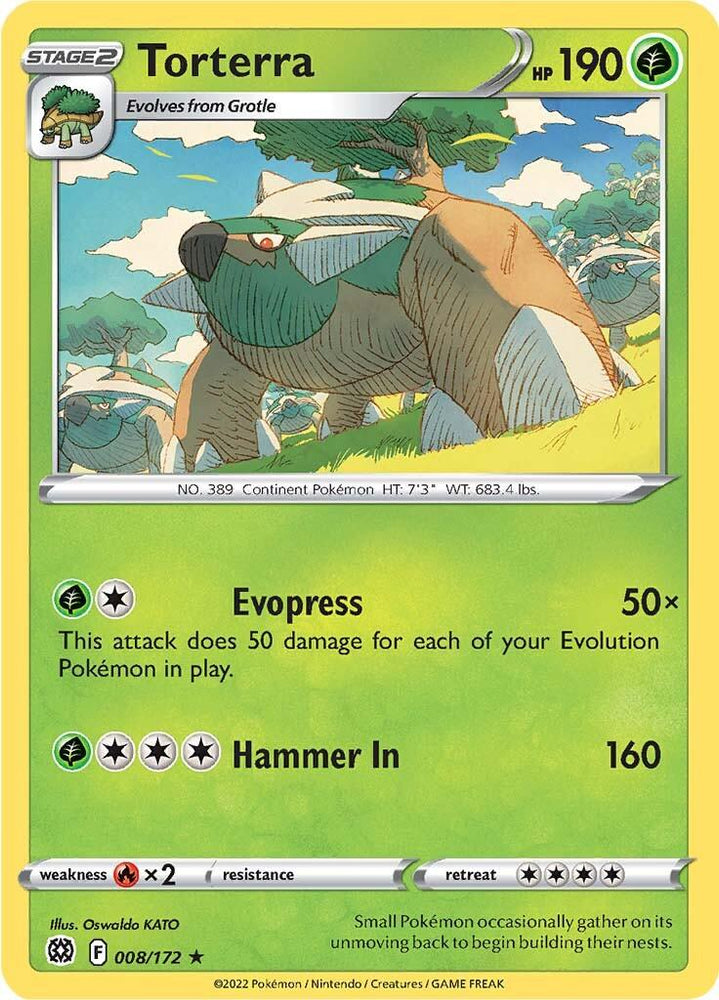 Torterra (008/172) [Sword & Shield: Brilliant Stars] (Online Only)