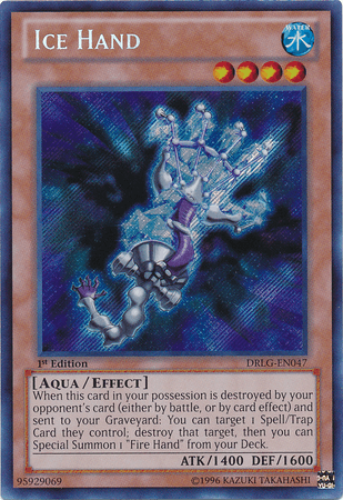Ice Hand [DRLG-EN047] Secret Rare (ONLINE ORDER ONLY)