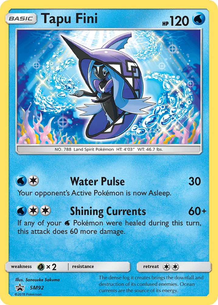 Tapu Fini (SM92) [Sun & Moon: Black Star Promos] (Online Only)
