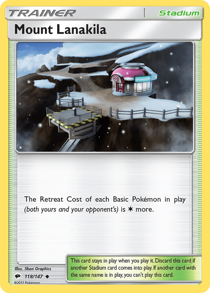 Mount Lanakila (118/147) [Sun & Moon: Burning Shadows] (Online Only)