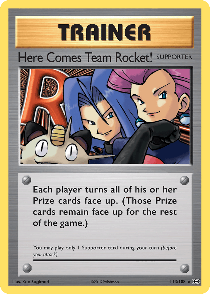 Here Comes Team Rocket! (113/108) [XY: Evolutions] (Online Only)