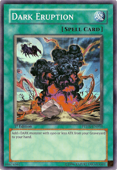 Dark Eruption [PTDN-EN054] Super Rare (ONLINE ORDER ONLY)