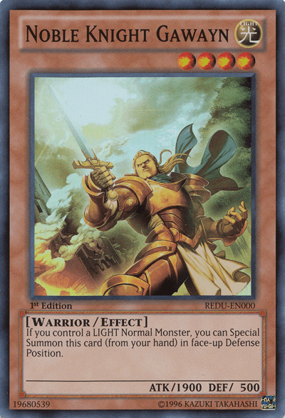 Noble Knight Gawayn [REDU-EN000] Super Rare (ONLINE ORDER ONLY)