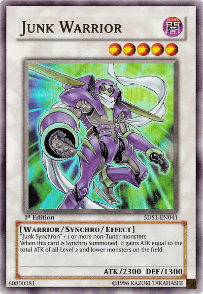 Junk Warrior [5DS1-EN041] Ultra Rare (ONLINE ORDER ONLY)