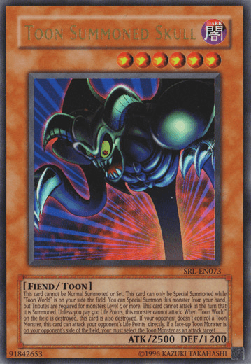 Toon Summoned Skull [SRL-073] Ultra Rare (ONLINE ORDER ONLY)
