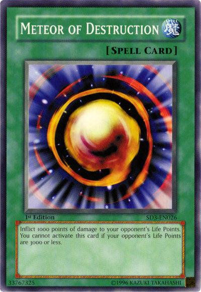 Meteor of Destruction [SD3-EN026] Common (ONLINE ORDER ONLY)