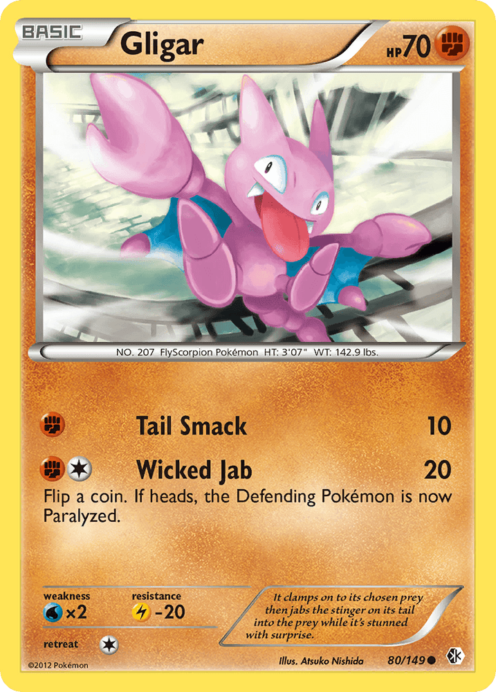 Gligar (80/149) [Black & White: Boundaries Crossed] (Online Only)