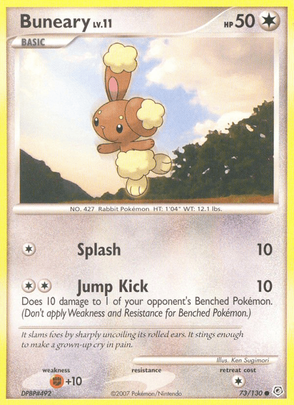 Buneary (73/130) [Diamond & Pearl: Base Set] (Online Only)