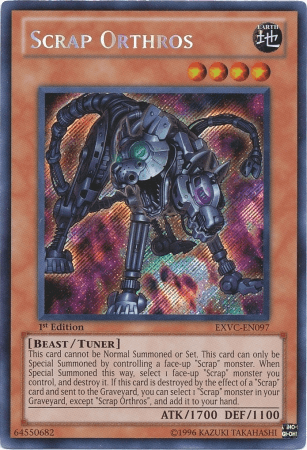 Scrap Orthros [EXVC-EN097] Secret Rare (ONLINE ORDER ONLY)