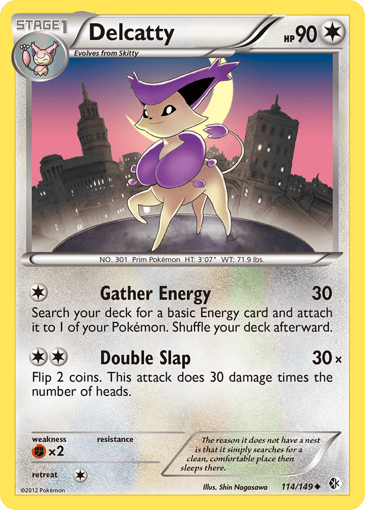 Delcatty (114/149) [Black & White: Boundaries Crossed] (Online Only)
