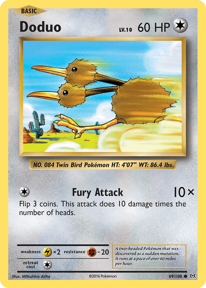Doduo (69/108) [XY: Evolutions] (Online Only)