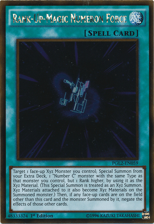 Rank-Up-Magic Numeron Force [PGL2-EN059] Gold Rare (ONLINE ORDER ONLY)