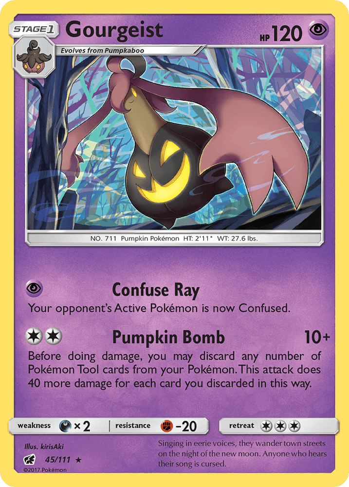 Gourgeist (45/111) [Sun & Moon: Crimson Invasion] (Online Only)