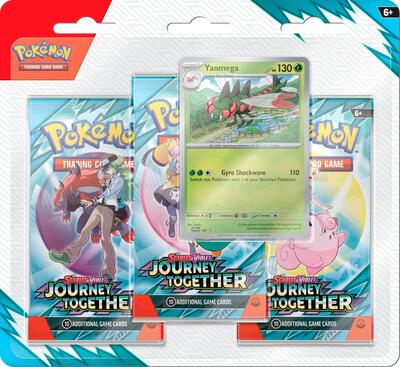 Journey Together 3 Pack Blister (Yanmega) (ONLINE ORDER ONLY)