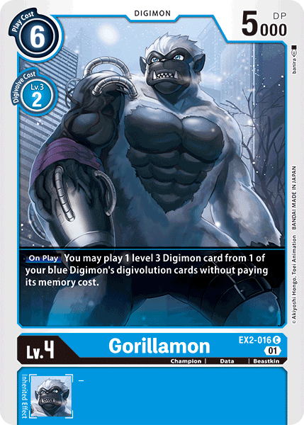 Gorillamon [EX2-016] [Digital Hazard] (ONLINE ORDER ONLY)