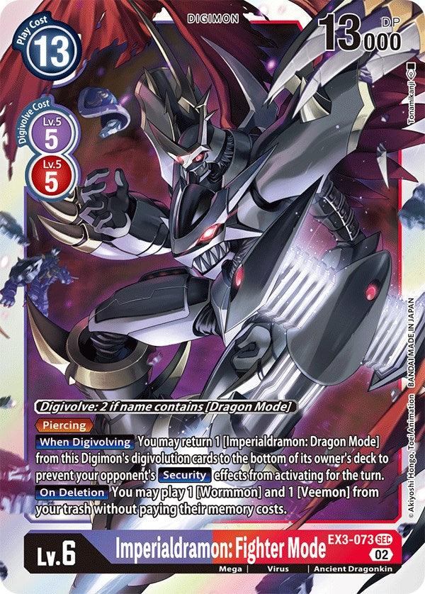 Imperialdramon: Fighter Mode [EX3-073] [Draconic Roar] (ONLINE ORDER ONLY)
