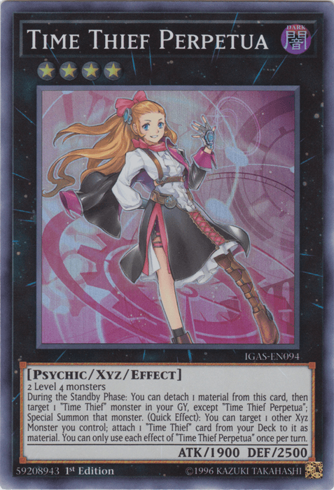Time Thief Perpetua [IGAS-EN094] Super Rare (ONLINE ORDER ONLY)