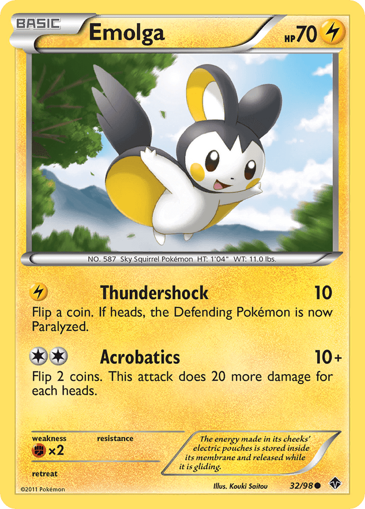 Emolga (32/98) [Black & White: Emerging Powers] (Online Only)
