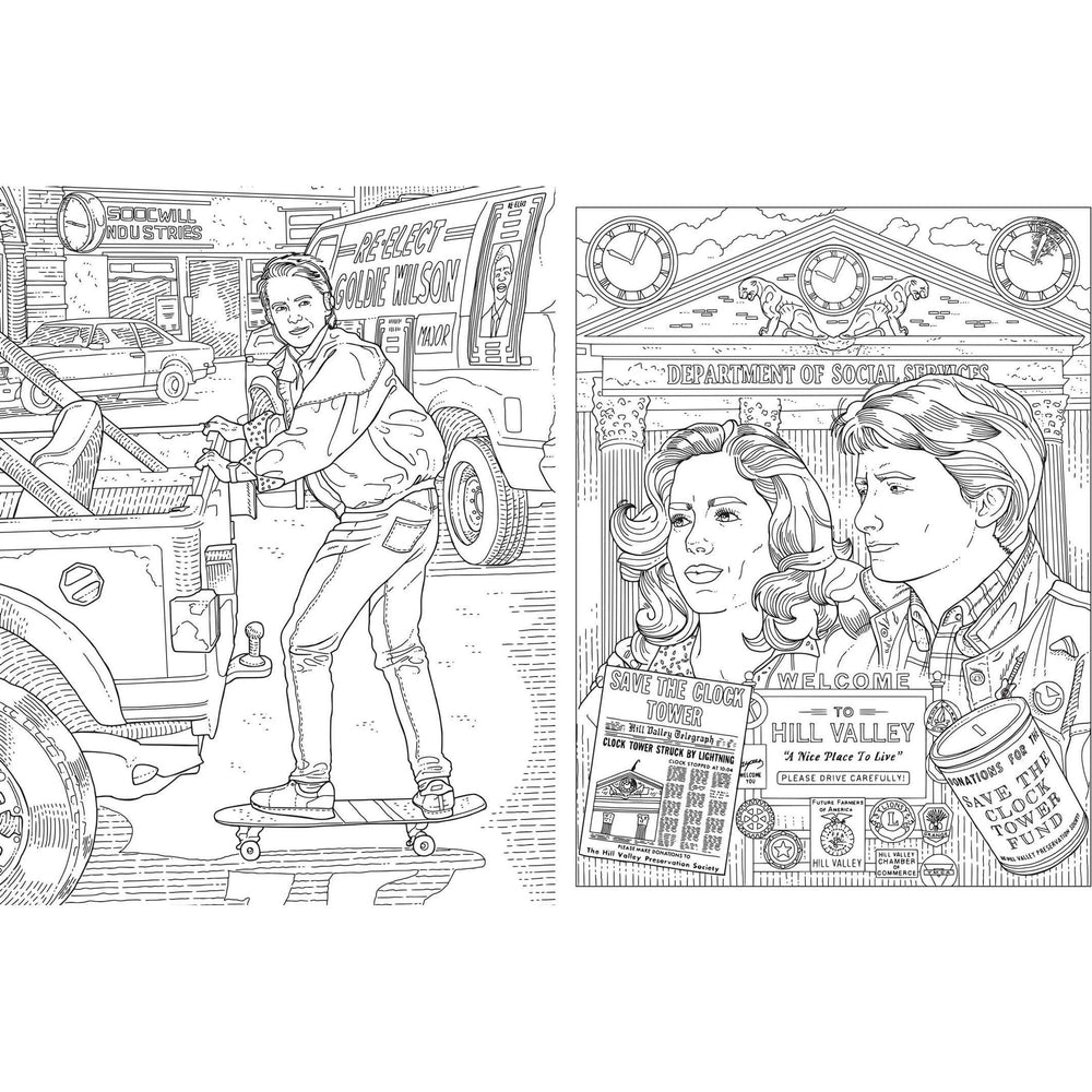 Back to the Future: The Official Coloring Book (ONLINE ORDER ONLY)