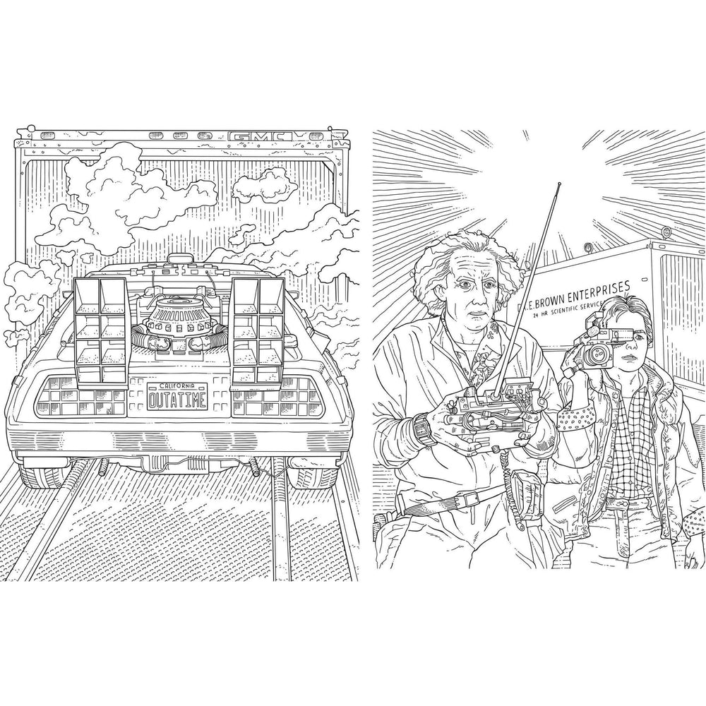 Back to the Future: The Official Coloring Book (ONLINE ORDER ONLY)