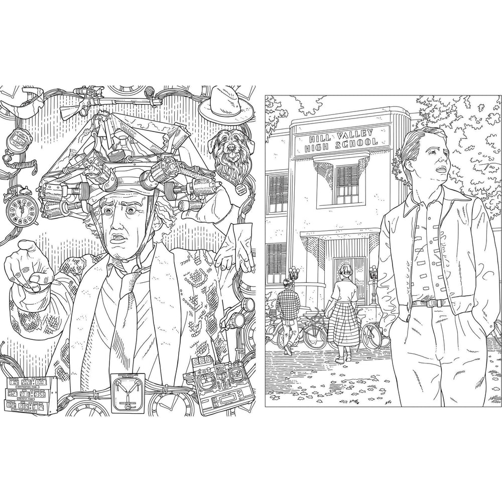 Back to the Future: The Official Coloring Book (ONLINE ORDER ONLY)