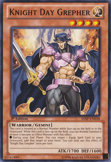 Knight Day Grepher [SHSP-EN038] Common (ONLINE ORDER ONLY)