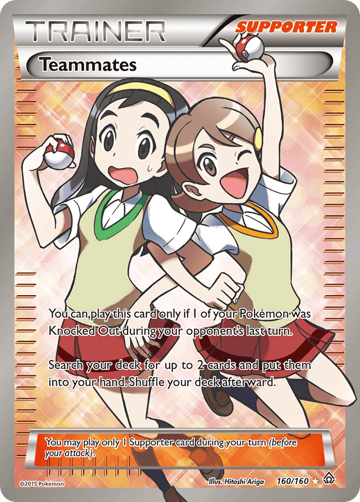 Teammates (160/160) [XY: Primal Clash] (Online Only)