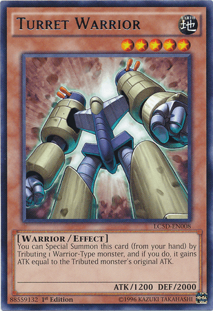Turret Warrior [LC5D-EN008] Rare (ONLINE ORDER ONLY)