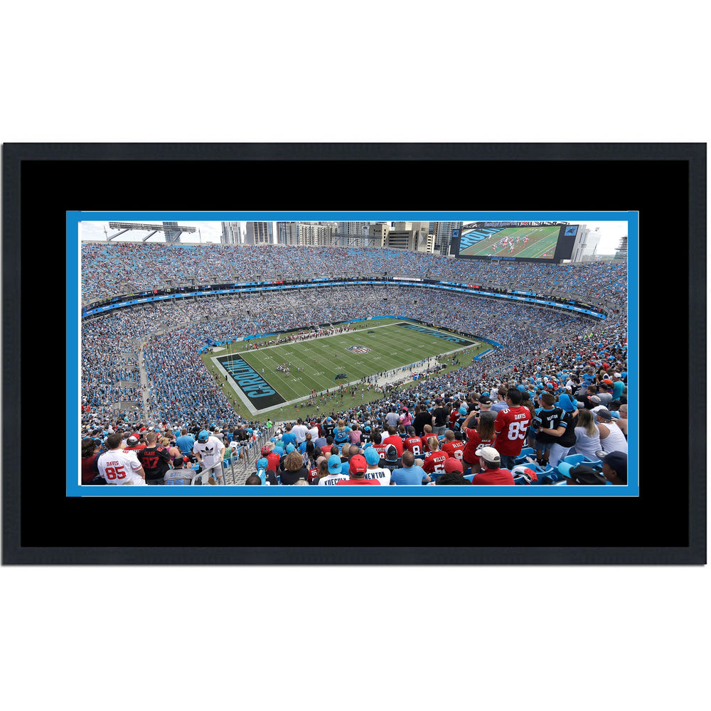 Framed Bank of America Stadium Carolina Panthers 16x24 Football Photo Professionally Matted (ONLINE ORDER ONLY)