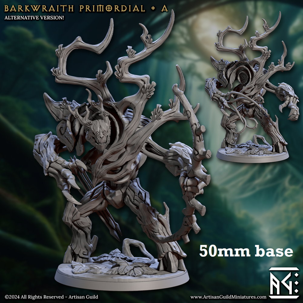 Barkwraith Primordial: Sculpt A (Forest Elemental) (Online Only)