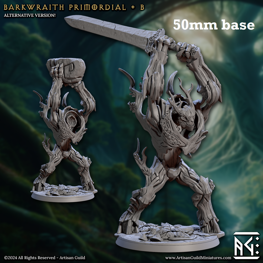 Barkwraith Primordial: Sculpt B (Forest Elemental) (Online Only)