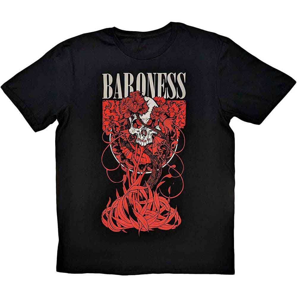 Baroness - Fleur Skull [T-Shirt] (ONLINE ORDER ONLY)
