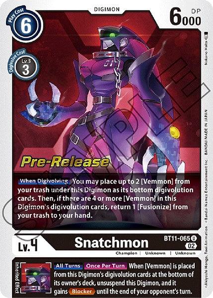Snatchmon [BT11-065] [Dimensional Phase Pre-Release Promos] (ONLINE ORDER ONLY)