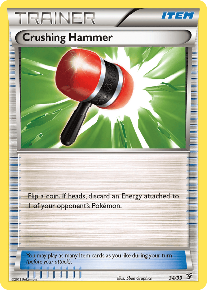Crushing Hammer (34/39) [XY: Kalos Starter Set] (Online Only)