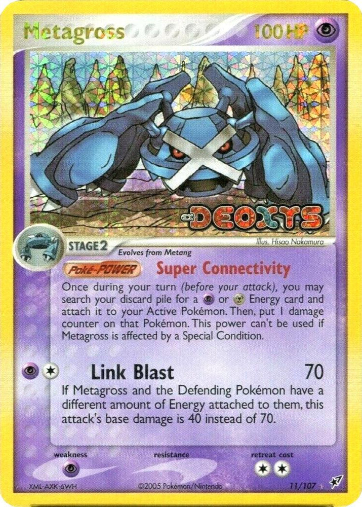 Metagross (11/107) (Stamped) [EX: Deoxys] (Online Only)