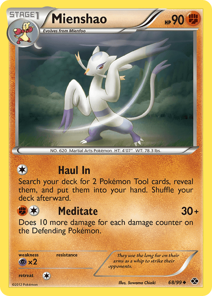 Mienshao (68/99) [Black & White: Next Destinies] (Online Only)