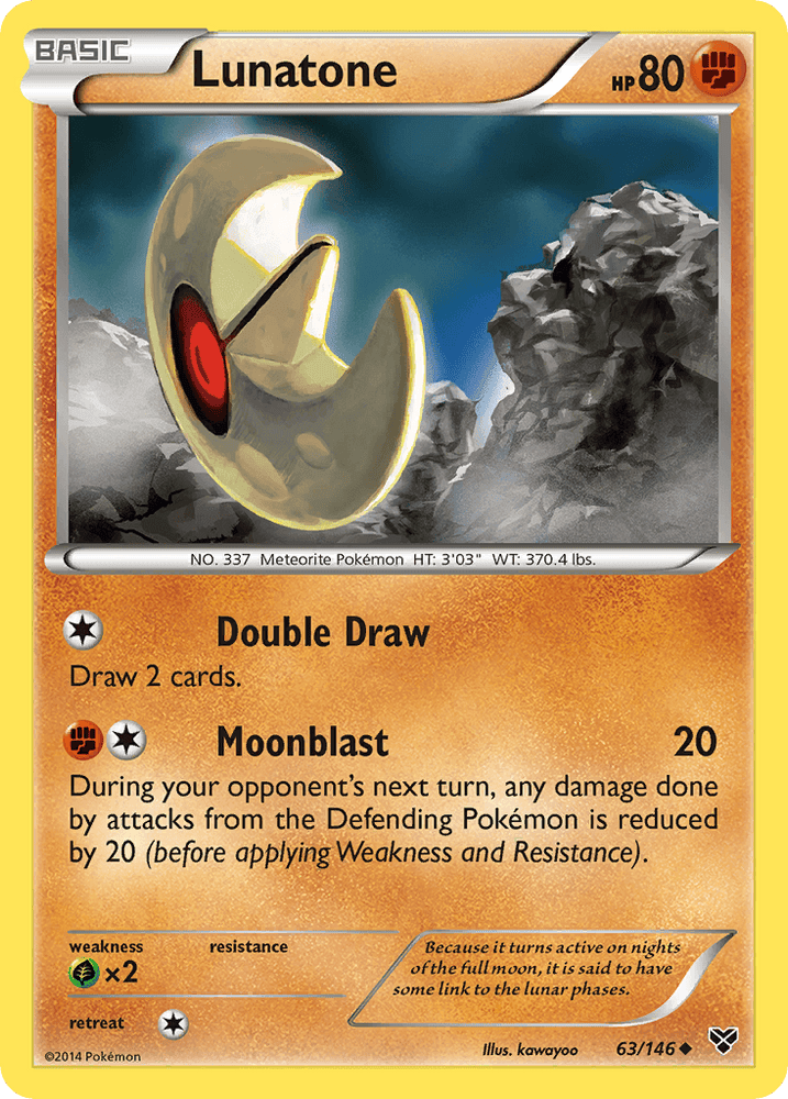 Lunatone (63/146) [XY: Base Set] (Online Only)
