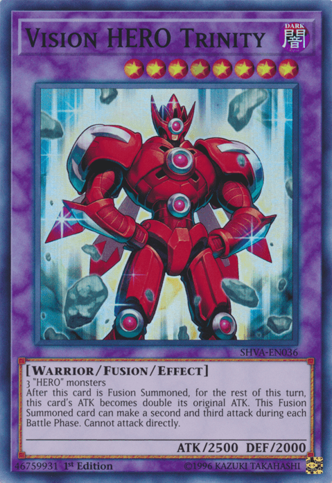 Vision HERO Trinity [SHVA-EN036] Super Rare (ONLINE ORDER ONLY)