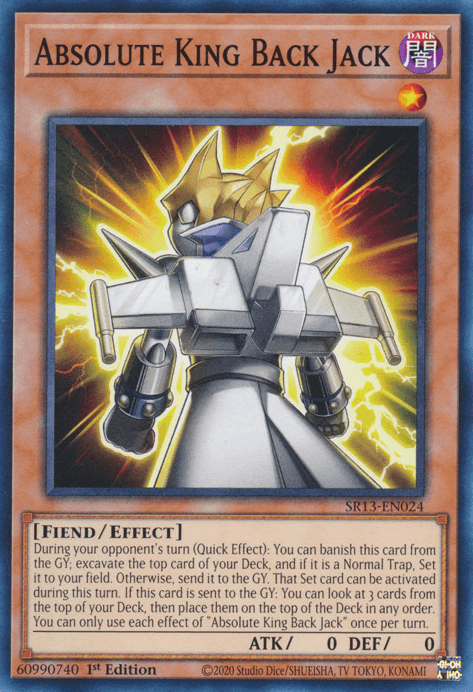 Absolute King Back Jack [SR13-EN024] Common (ONLINE ORDER ONLY)