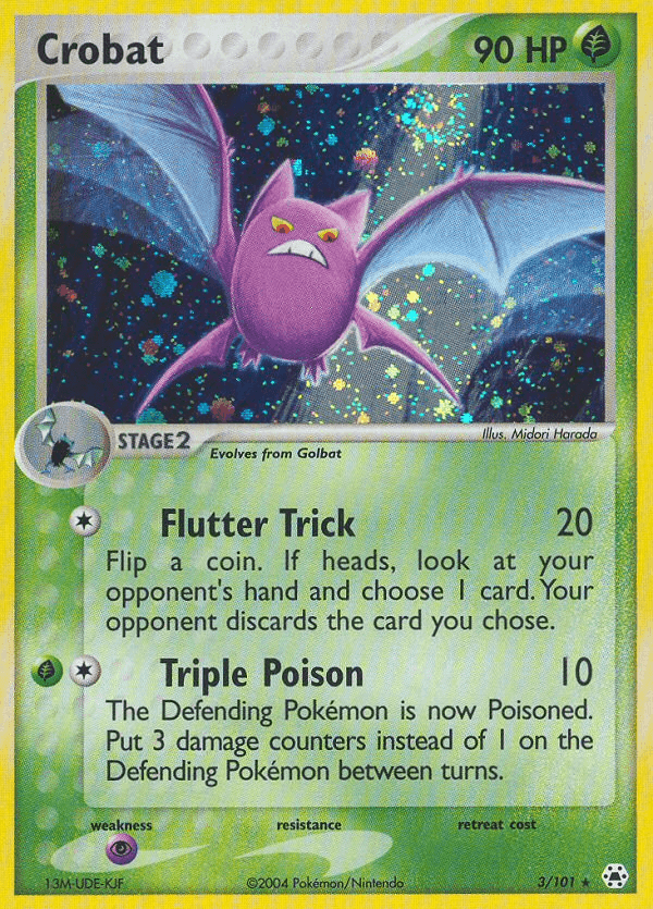 Crobat (3/101) [EX: Hidden Legends] (Online Only)