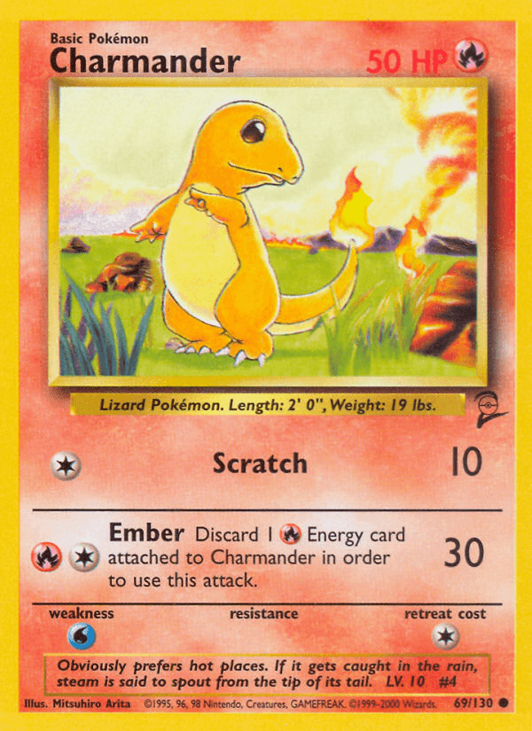 Charmander (69/130) [Base Set 2] (Online Only)