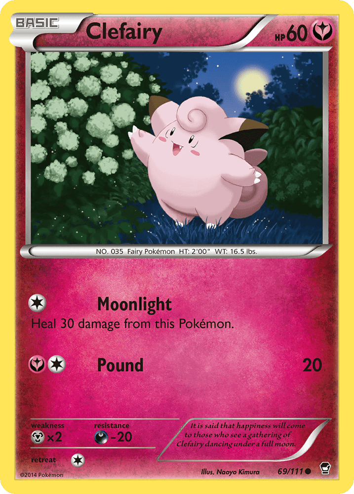 Clefairy (69/111) [XY: Furious Fists] (Online Only)