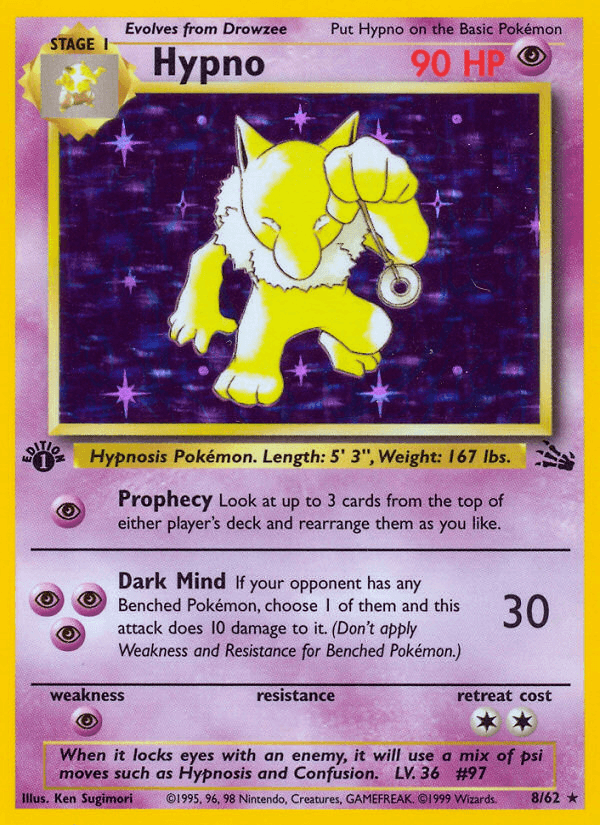 Hypno (8/62) [Fossil 1st Edition] (Online Only)