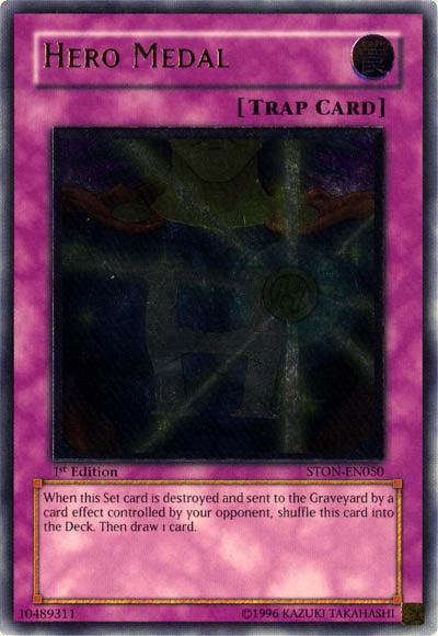 Hero Medal [STON-EN050] Ultimate Rare (ONLINE ORDER ONLY)