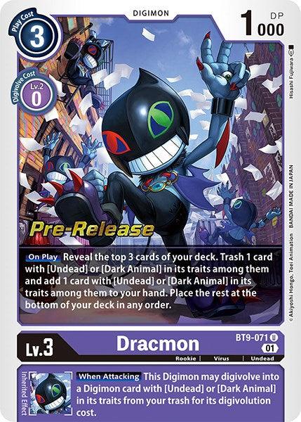 Dracmon [BT9-071] [X Record Pre-Release Promos] (ONLINE ORDER ONLY)