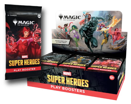 Magic: The Gathering Marvel Super Heroes Play Booster Pack (ONLINE ORDER ONLY)