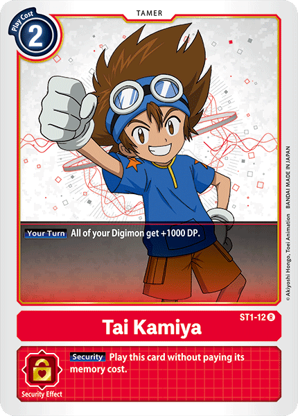 Tai Kamiya [ST1-12] [Starter Deck: Gaia Red] (ONLINE ORDER ONLY)
