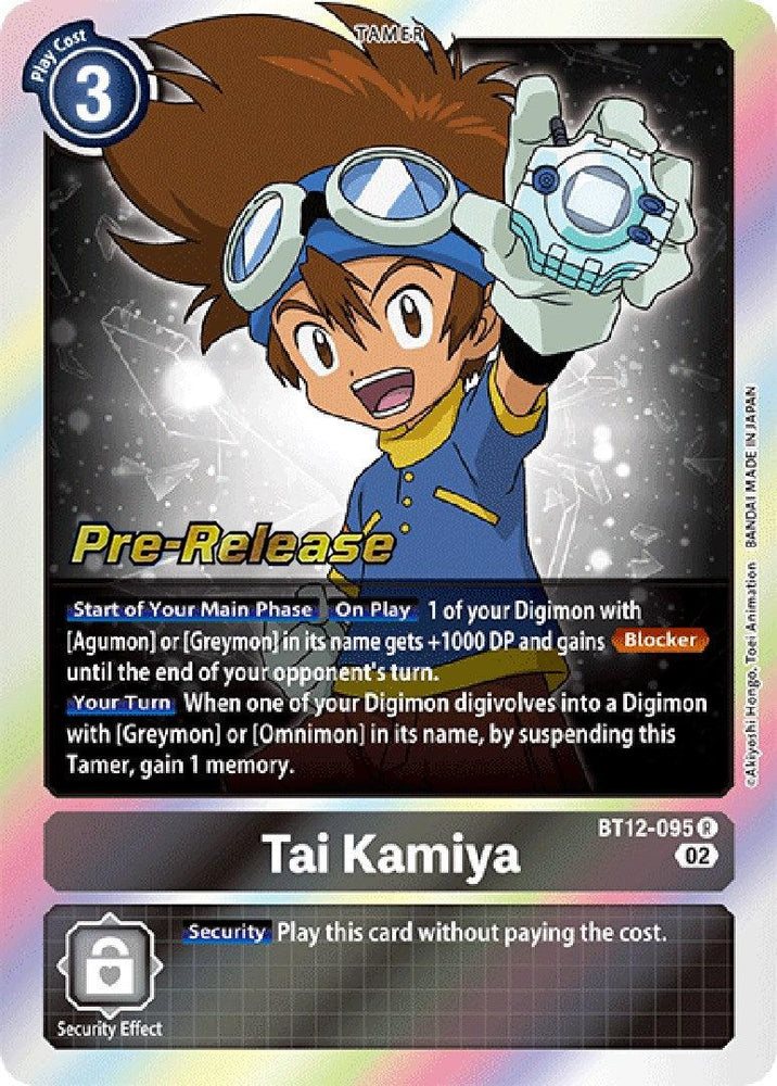 Tai Kamiya [BT12-095] [Across Time Pre-Release Cards] (ONLINE ORDER ONLY)